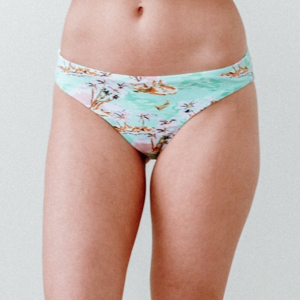 Skinny Dip Hawaii bikini Bottoms large NWT women' swimsuit full coverage